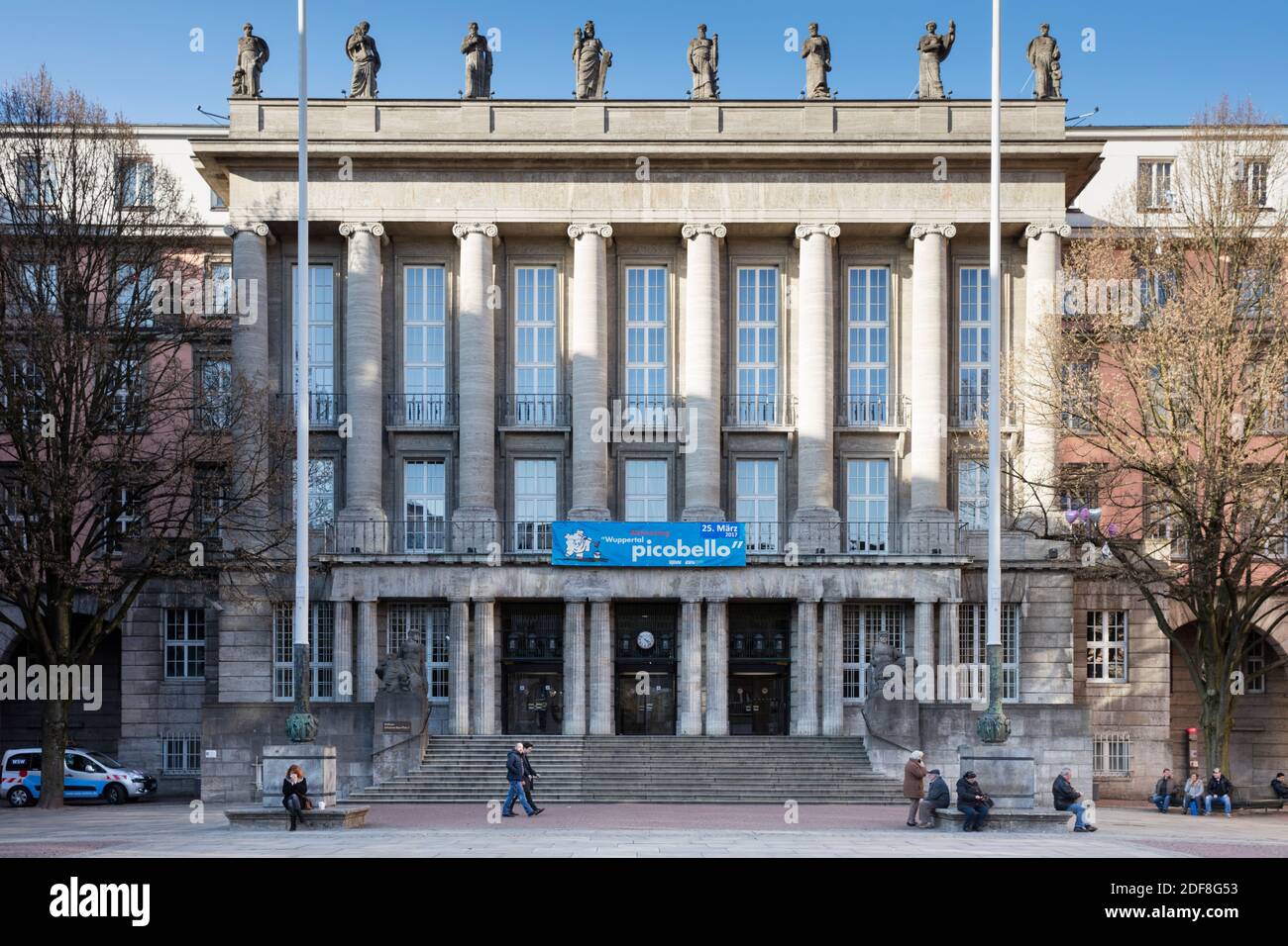 Town Hall, Barmen, Wuppertal, North Rhine-Westphalia, Germany, Europe Stock Photo