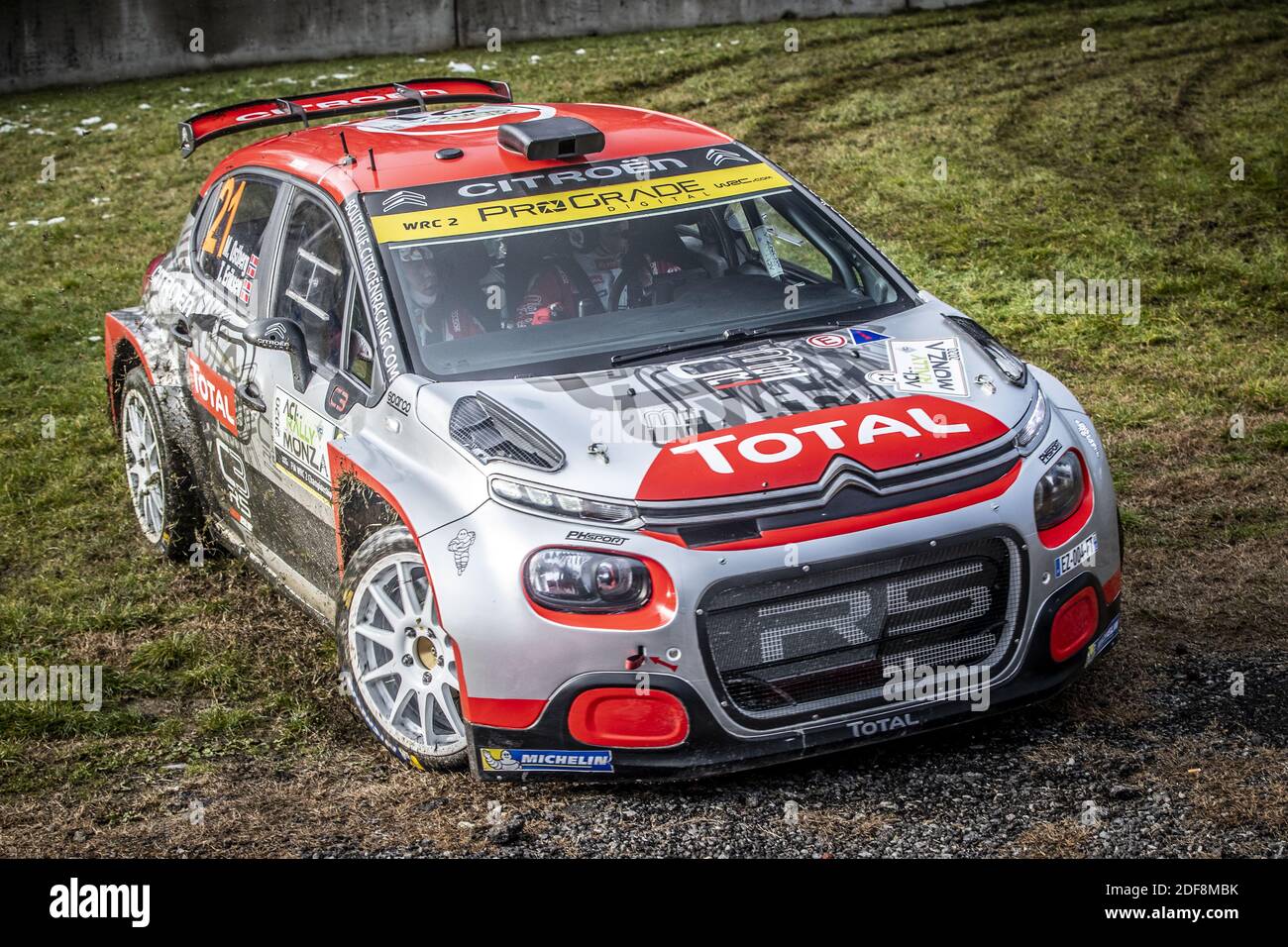 21 OSTBERG Mads (NOR), ERIKSEN Torstein (NOR), Citroen C3 R5, PH Sport WRC 2,  action during the 2020 ACI Rally Monza, 7th round of the 2020 FIA WRC  Championship from December 3