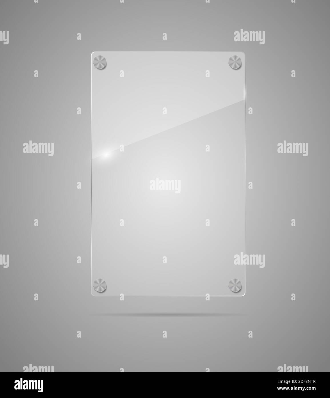 Realistic Glass Frames. Illustration. EPS 10 Stock Photo Alamy