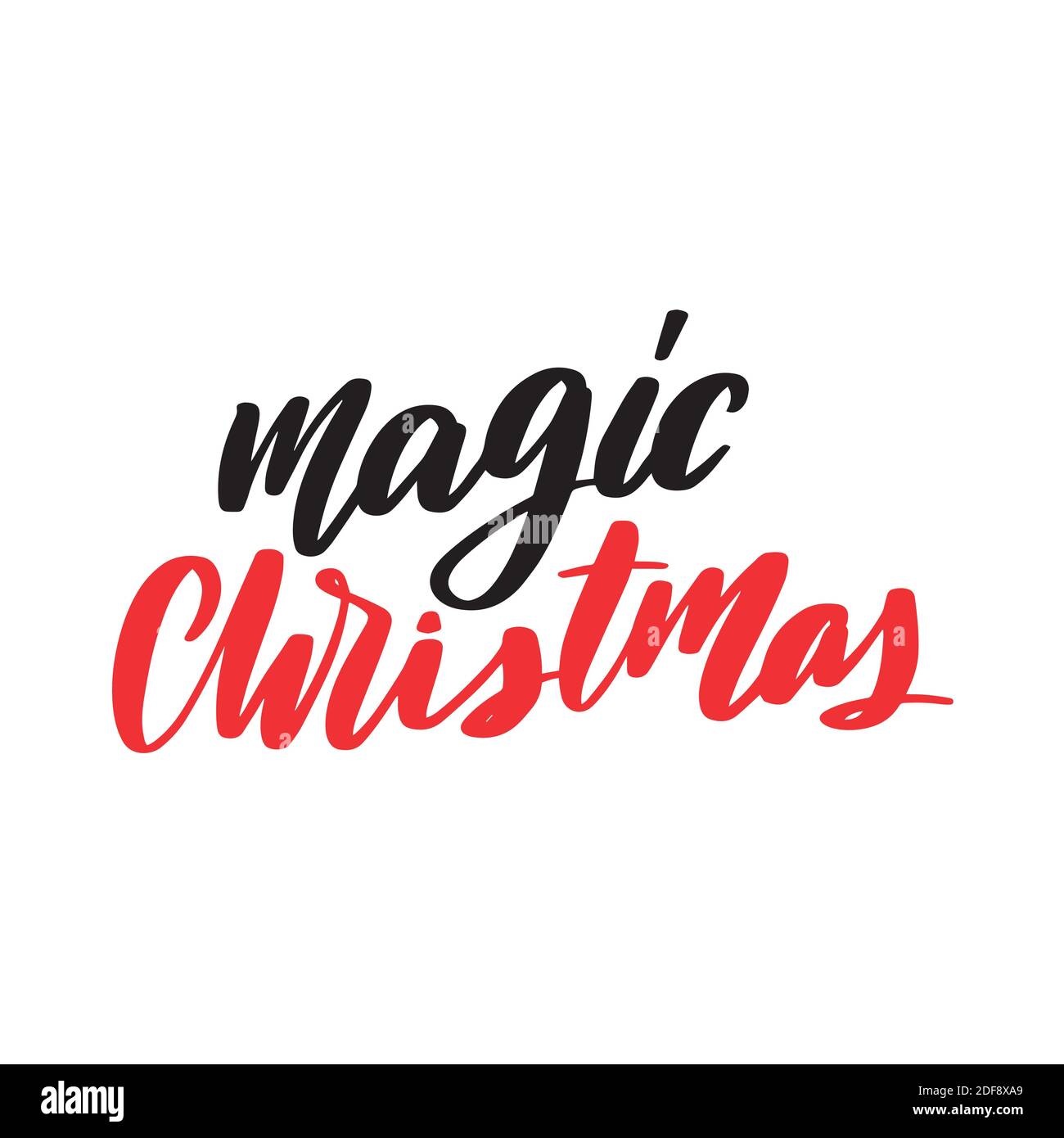 Vector template for typography poster, sticker, banner, sticker, etc.  Stock Vector