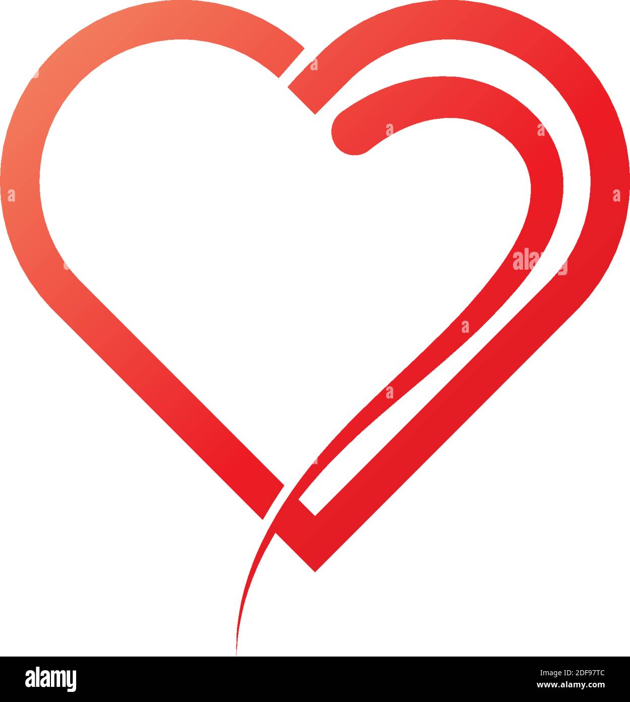Heart Care logo icon design template Stock Vector