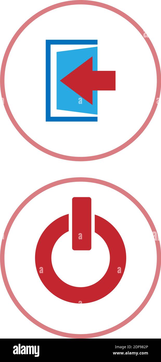 Media player button icon design template Stock Vector Image & Art - Alamy