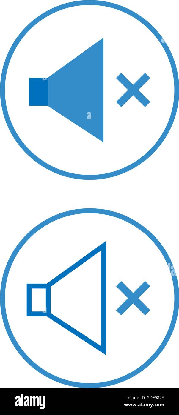 Media player button icon design template Stock Vector