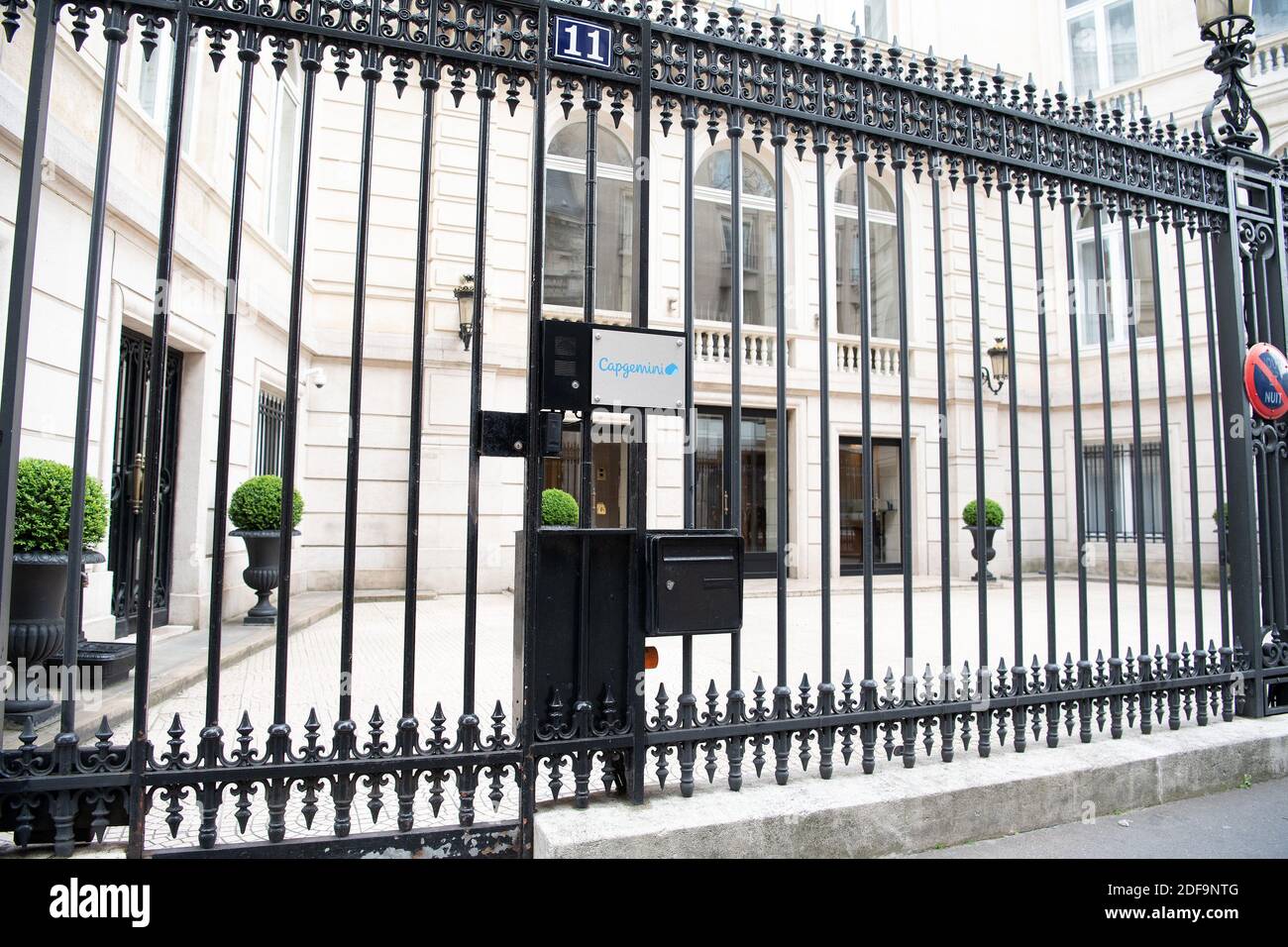 A general view of Capgemini building, on May 04, 2020 in Paris, France