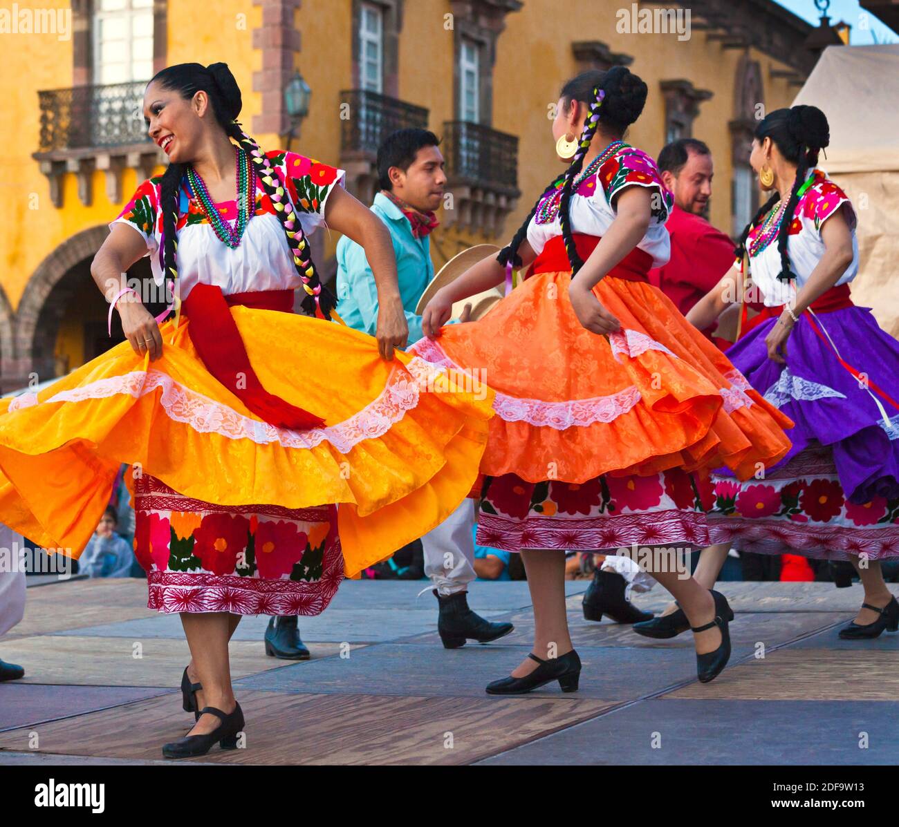DANCERS perform in the Jardin or Central Square during the annual FOLK ...