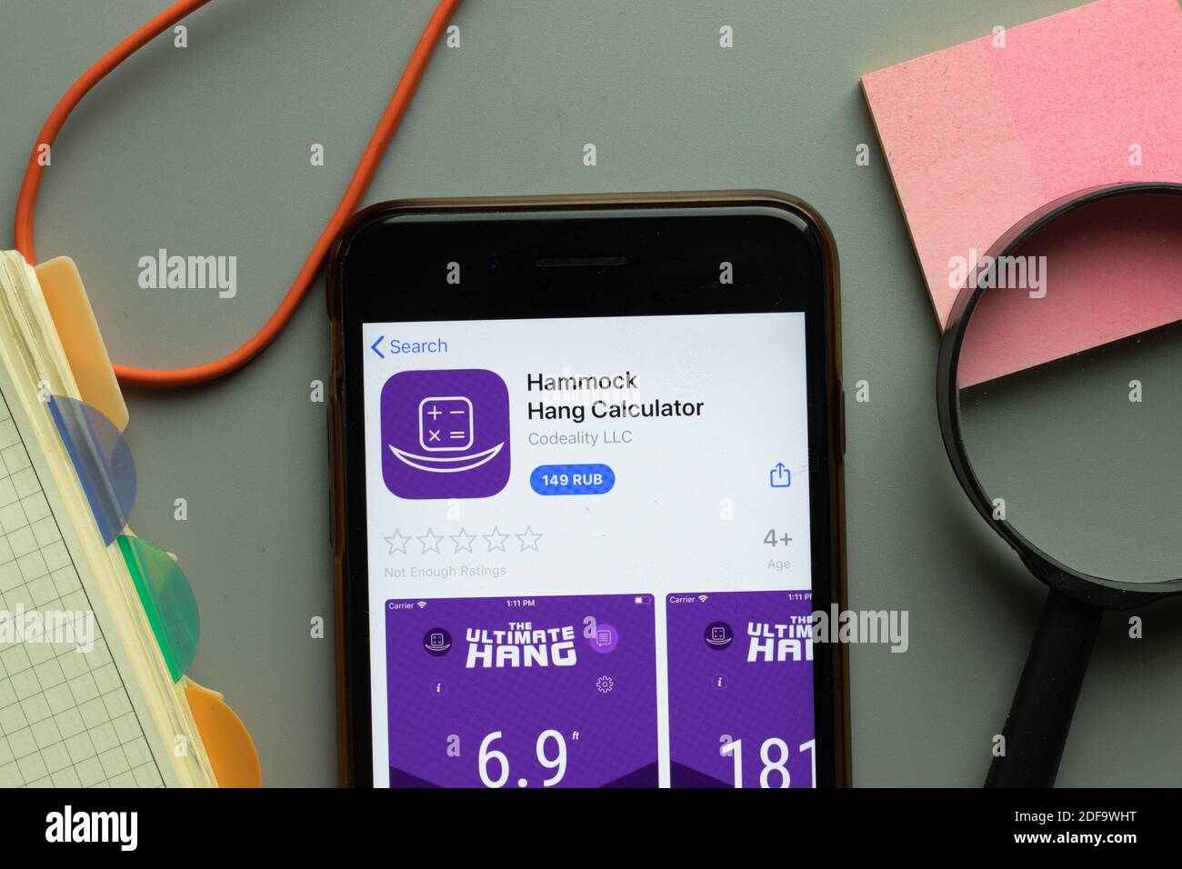 Hammock hang calculator hires stock photography and images Alamy