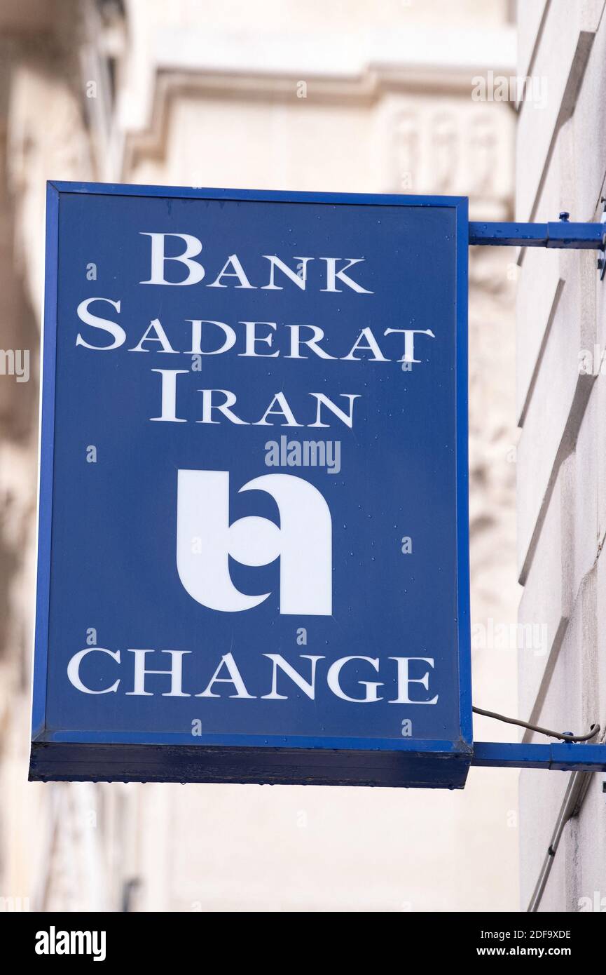 Bank Saderat Iran High Resolution Stock Photography And Images Alamy
