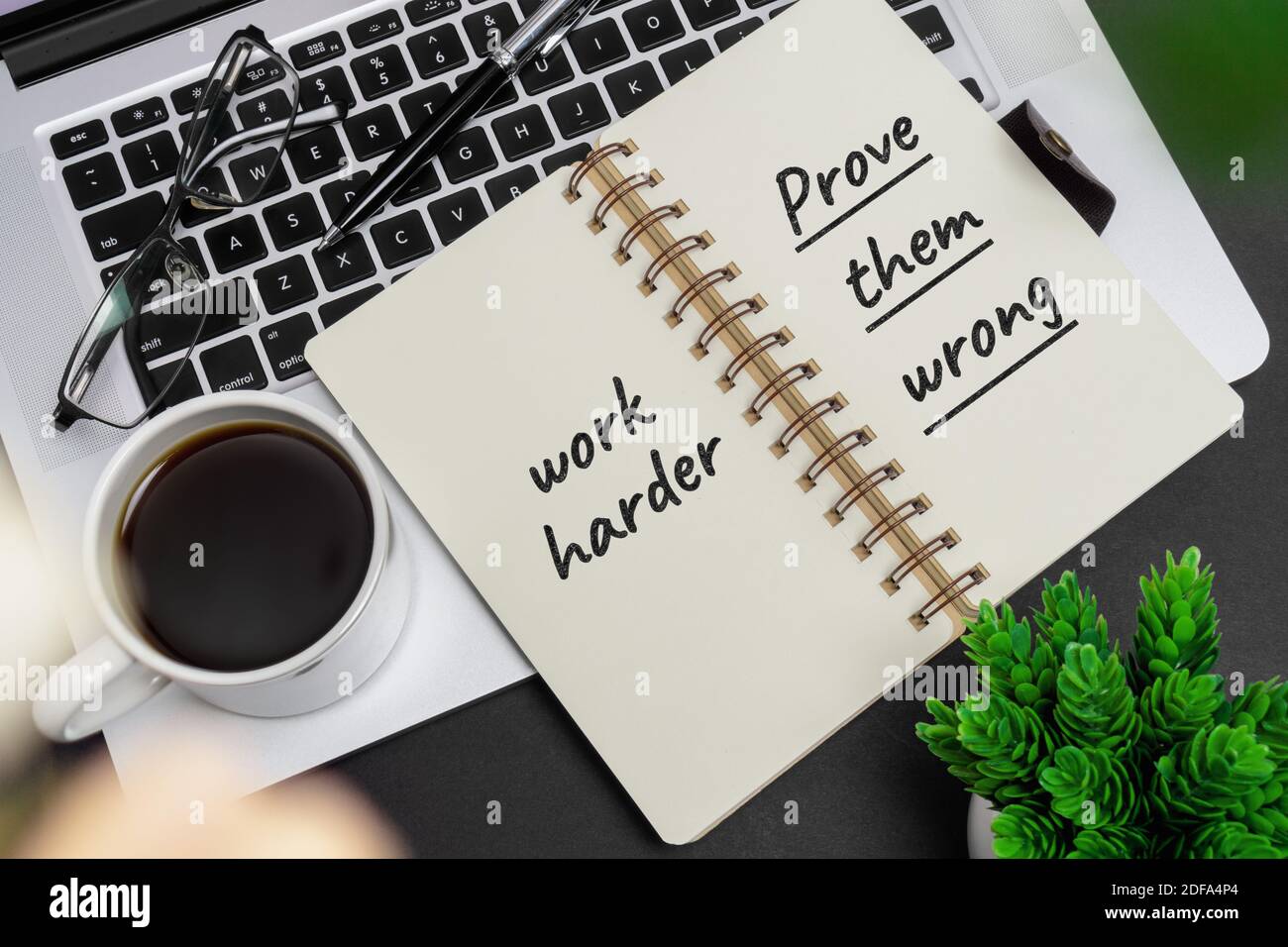 Quoting Notepad Inspirational and motivation life and business quote on notepad with ...
