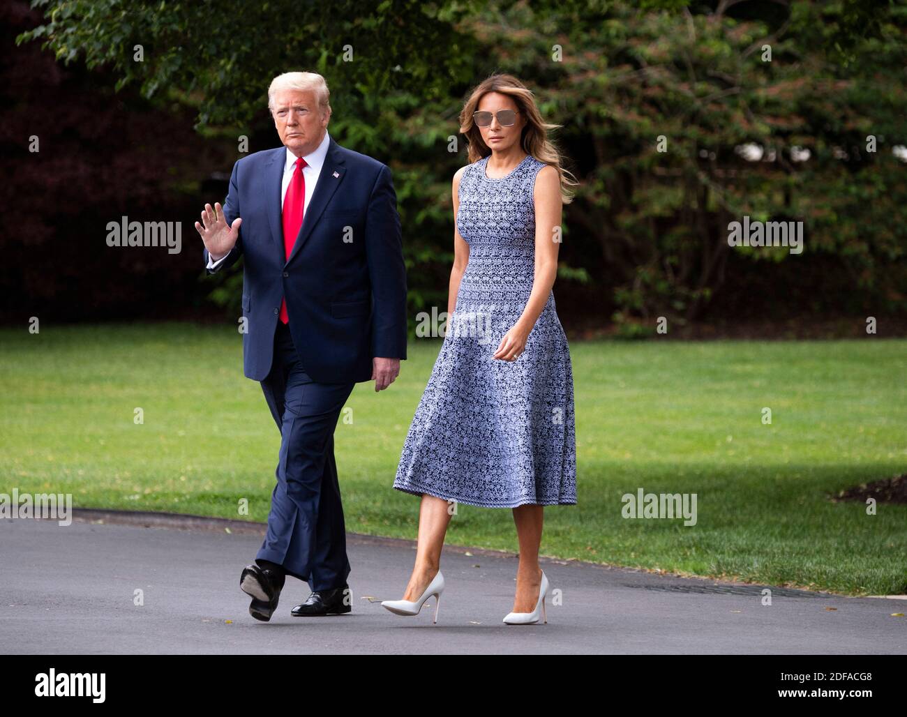Donald trump melania at the kennedy center hi-res stock photography and ...