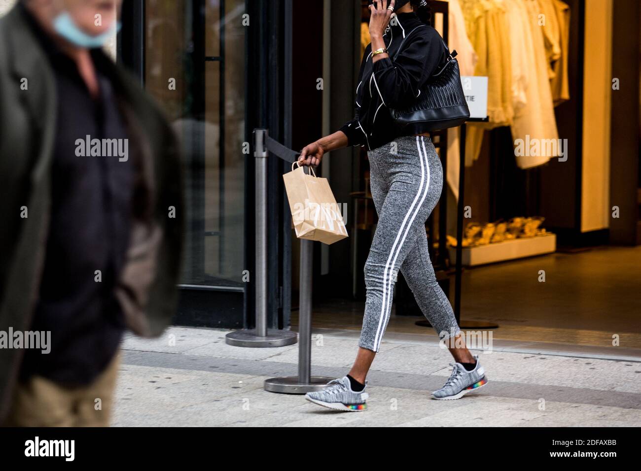 Zara company plans to close between 1,000 and 1,200 stores among its 7,400  stores worldwide. Objective: capitalize on the success of its online sales  during Lockdown. on June 15, 2020 in Paris,