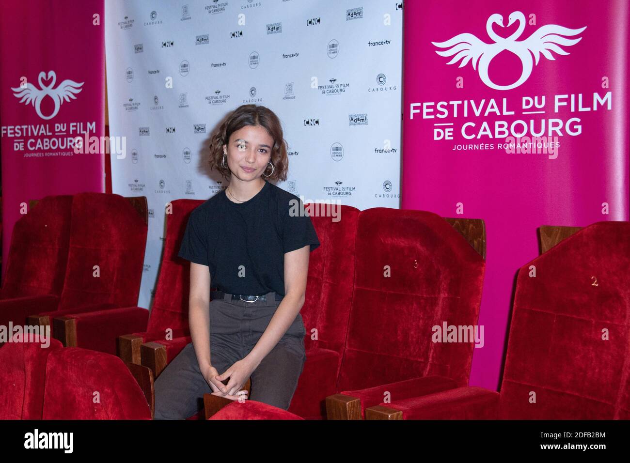 Short film jury member Carmen Kassovitz attending the 34th Cabourg