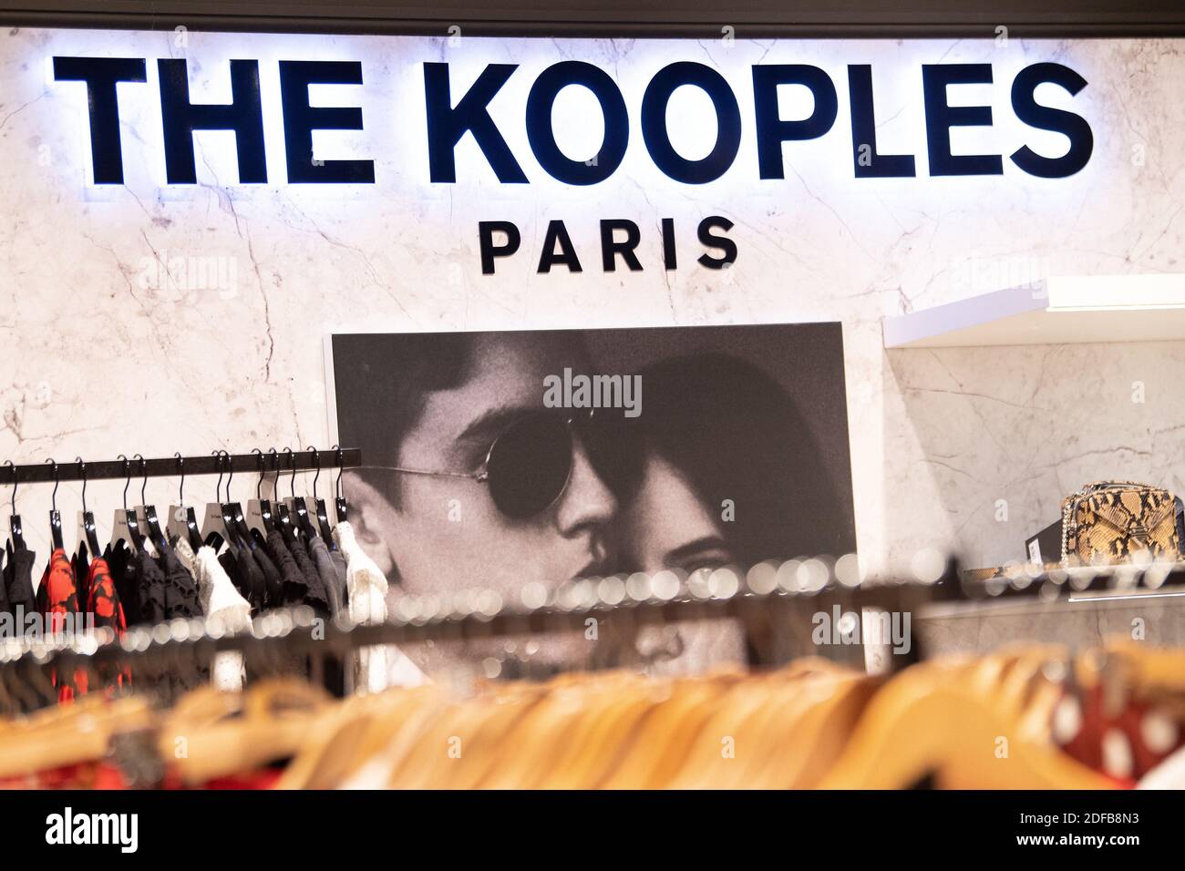 A shop sign of THE KOOPLES, on June 26, 2020 in Orly, 13 km south of Paris, France. Photo by David Niviere/ABACAPRESS.COM Stock Photo