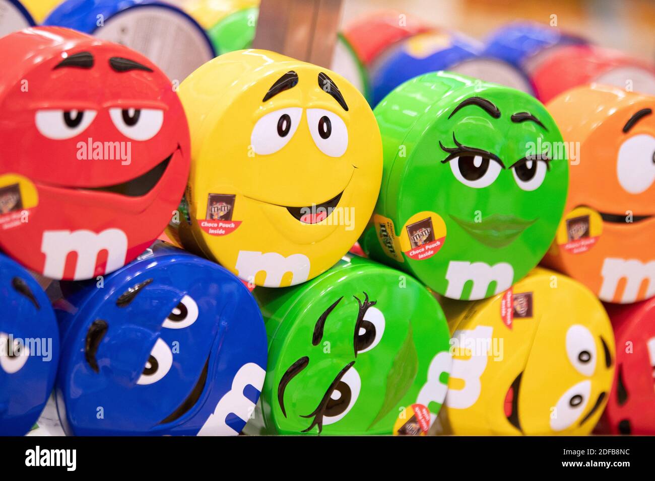 Logo of M&M S, on June 26, 2020 in Orly, 13 km south of Paris, France. Photo by David Niviere/ABACAPRESS.COM Stock Photo