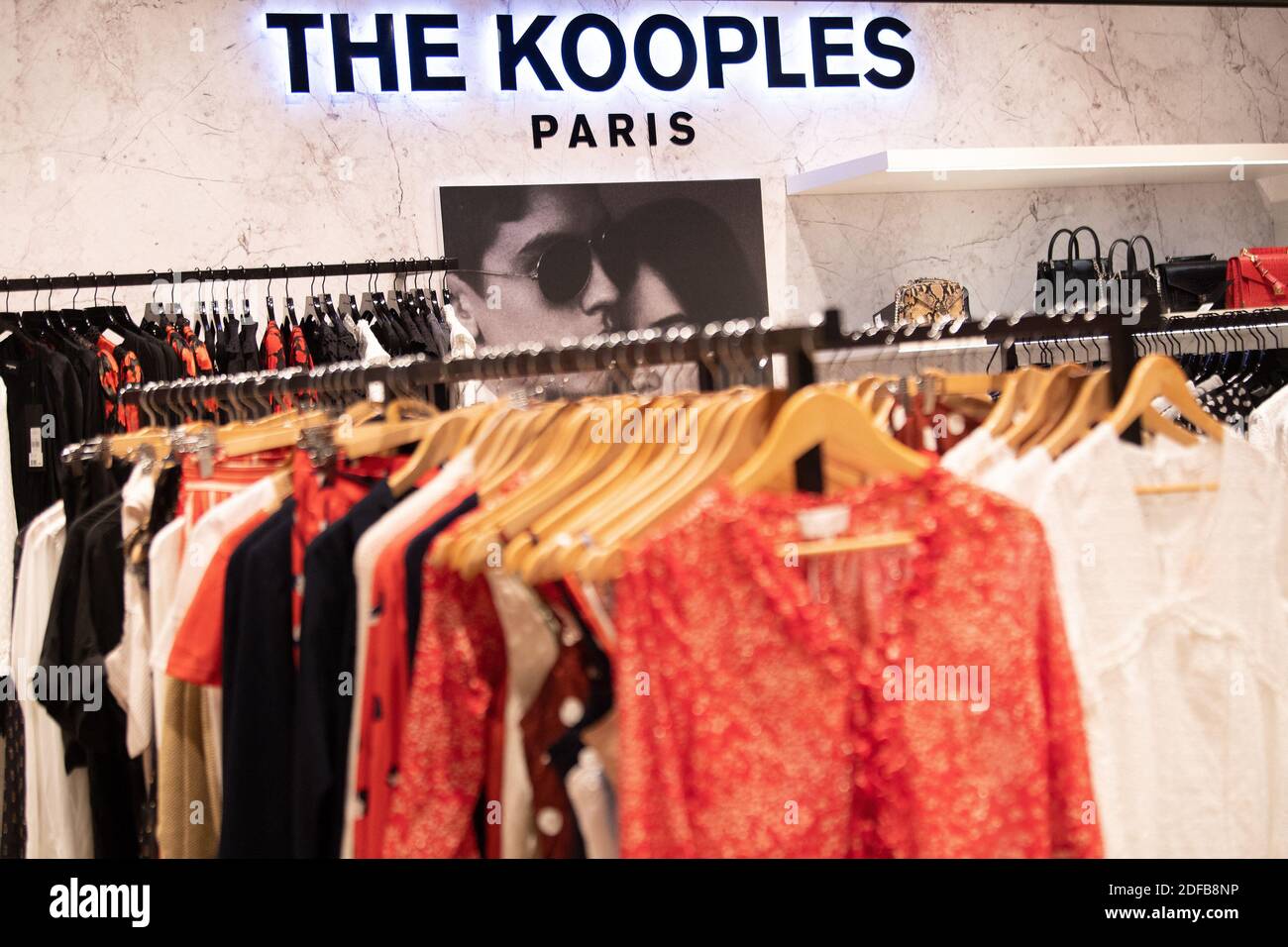 A shop sign of THE KOOPLES, on June 26, 2020 in Orly, 13 km south of Paris, France. Photo by David Niviere/ABACAPRESS.COM Stock Photo