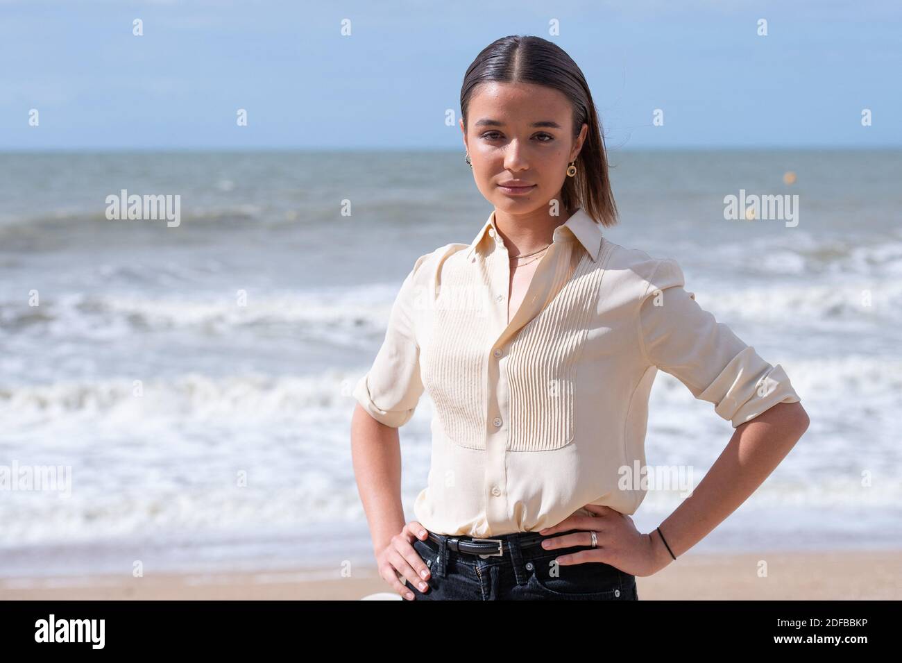 Carmen Kassovitz attending the 34th Cabourg Film Festival Red Carpet in  Cabourg, Normandy, France on June 29, 2020. Photo by Aurore  Marechal/ABACAPRESS.COM Stock Photo - Alamy