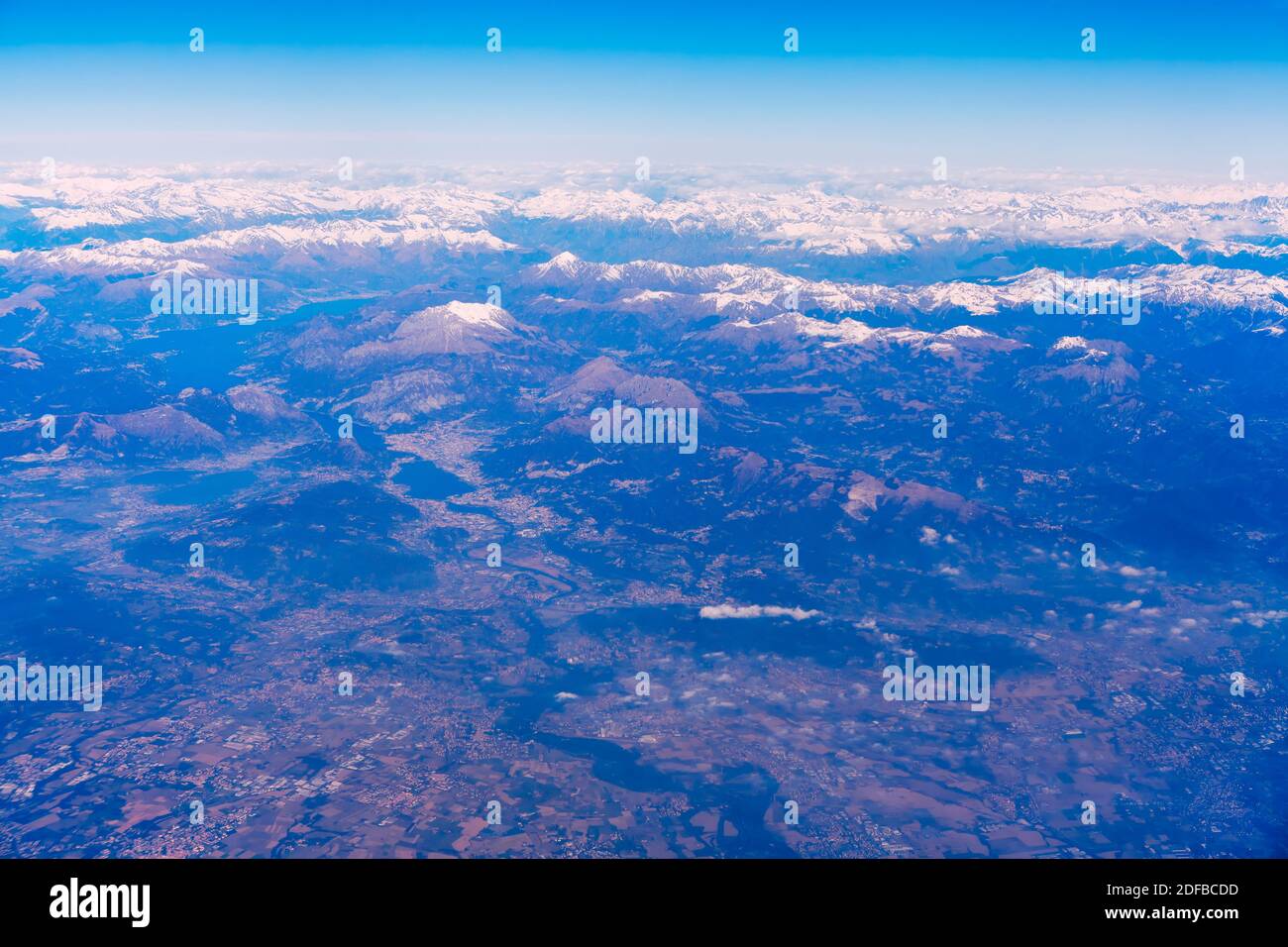 Aerial shot of alpine ridge hi-res stock photography and images - Alamy