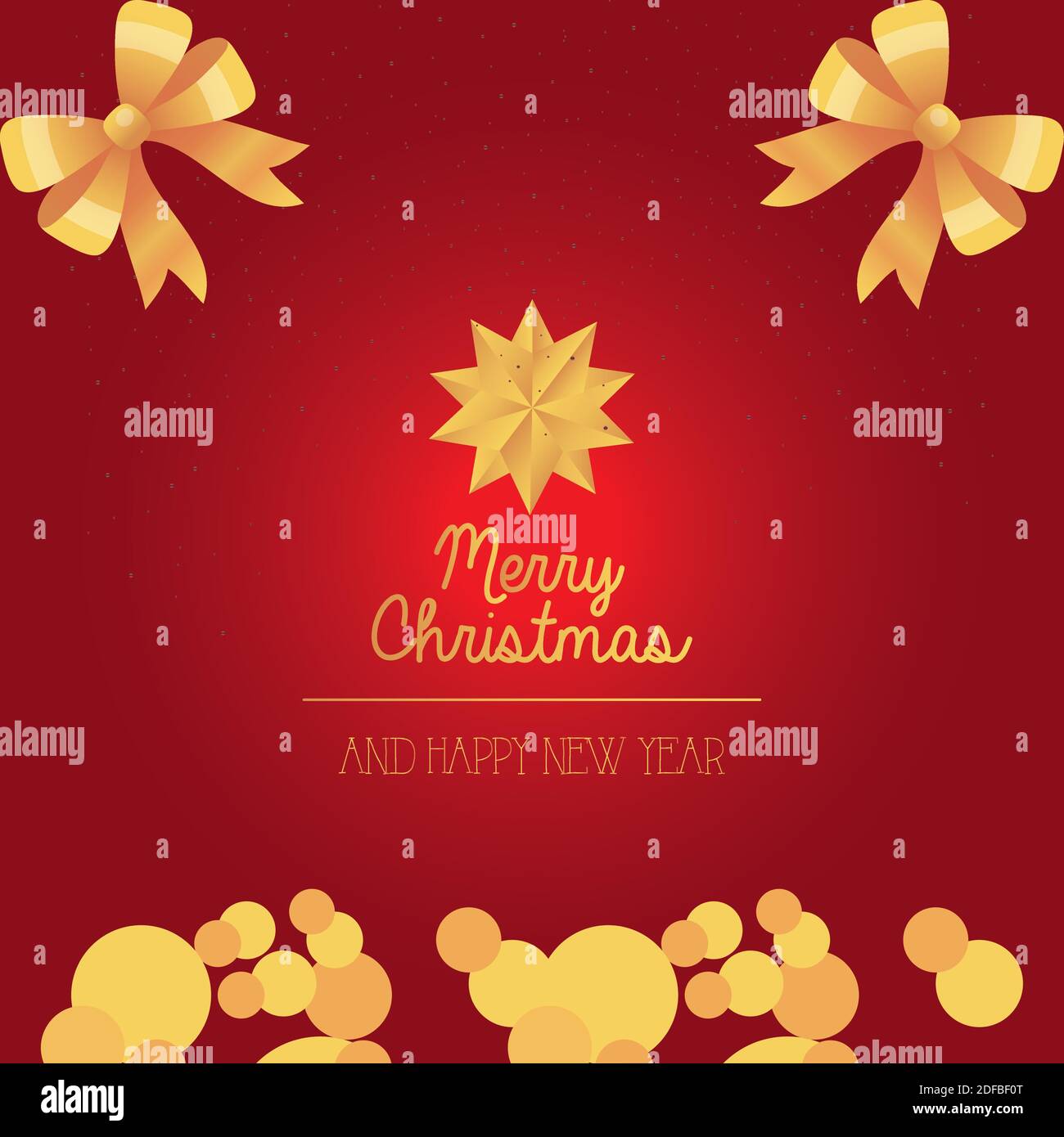 Merry Christmas And Happy New Year Gold Star With Bowties Design Winter Season And Decoration Theme Vector Illustration Stock Vector Image Art Alamy Merry Christmas And Happy New Year Gold Star With Bowties Design Winter Season And Decoration Theme Vector Illustration Stock Vector Image Art Alamy