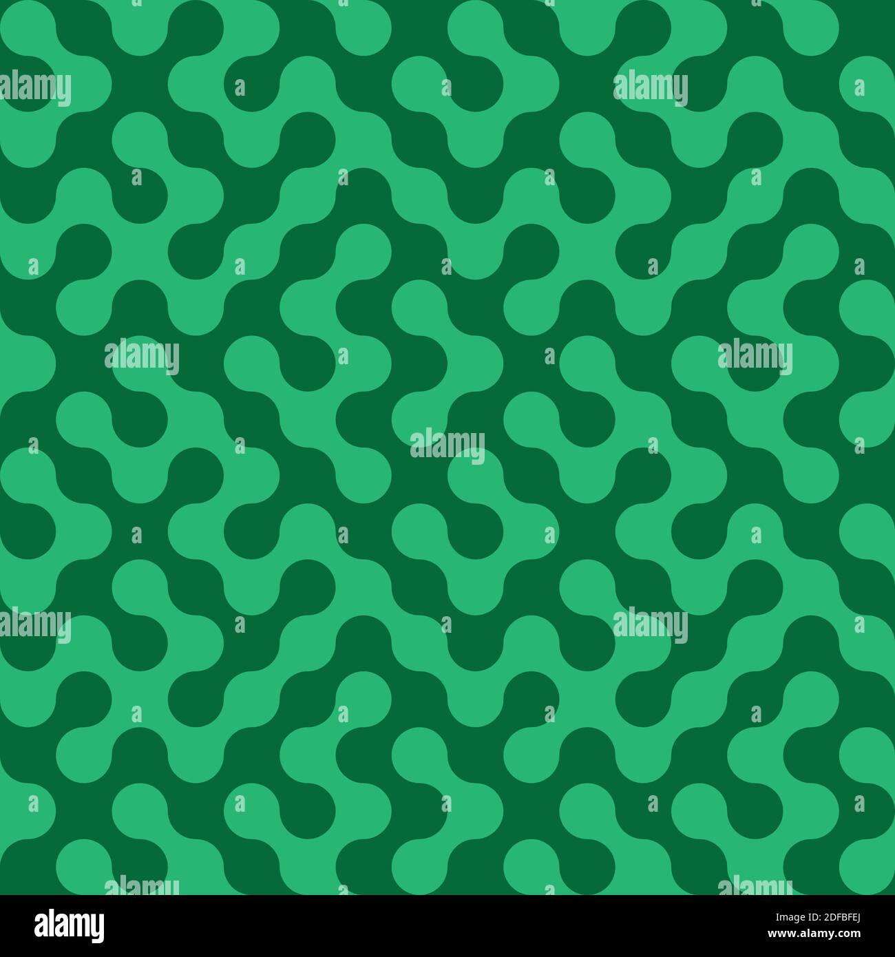 Meta balls seamless pattern. Abstract textile print. Vector illustration. Stock Vector