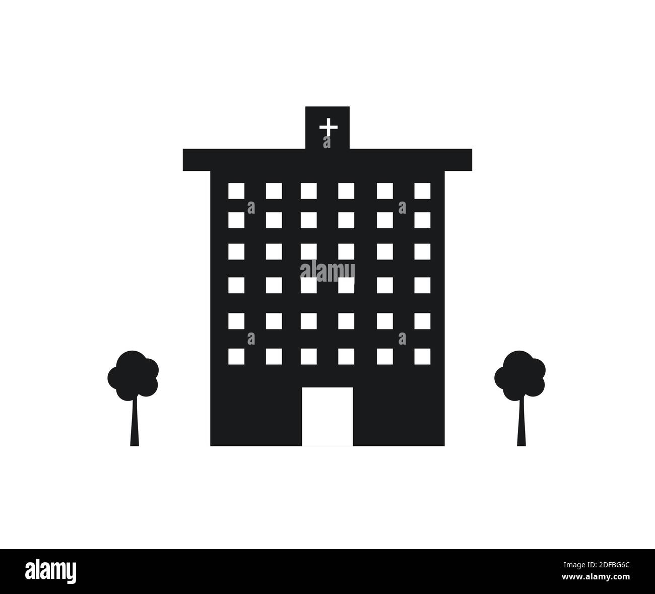 hospital icon design Stock Vector