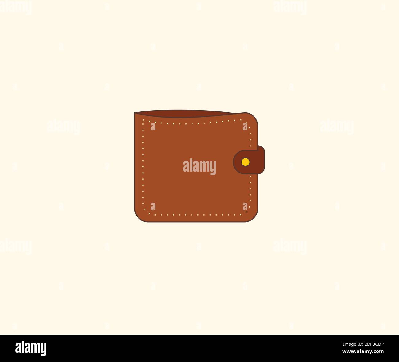 Simple wallet flat black Stock Vector Images - Alamy