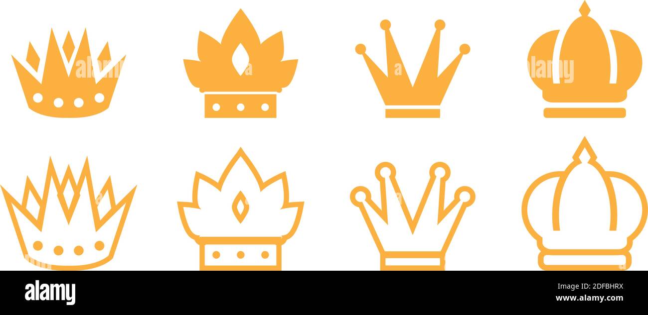 Crown icon design template vector isolated illustration Stock Vector ...