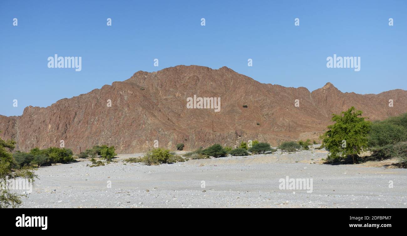 Omani landscapes. Stock Photo
