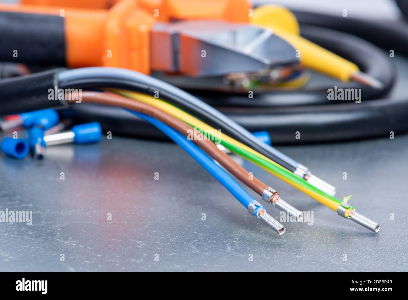 Electric electricity service repair hires stock photography and images