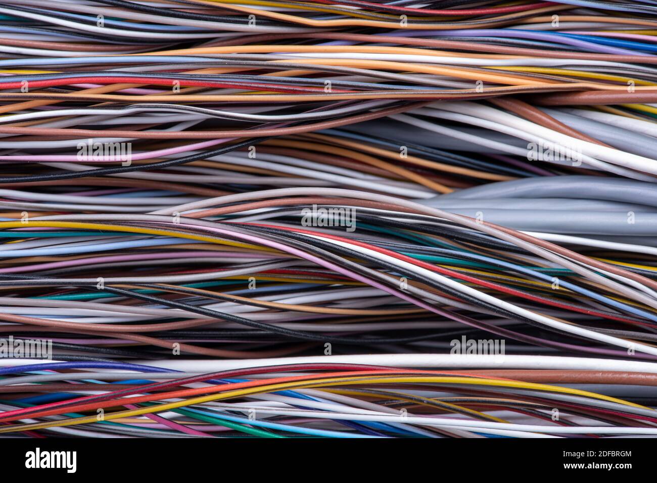 Electrical Wiring Solutions Cable Installation Closeup Stock Photo Alamy