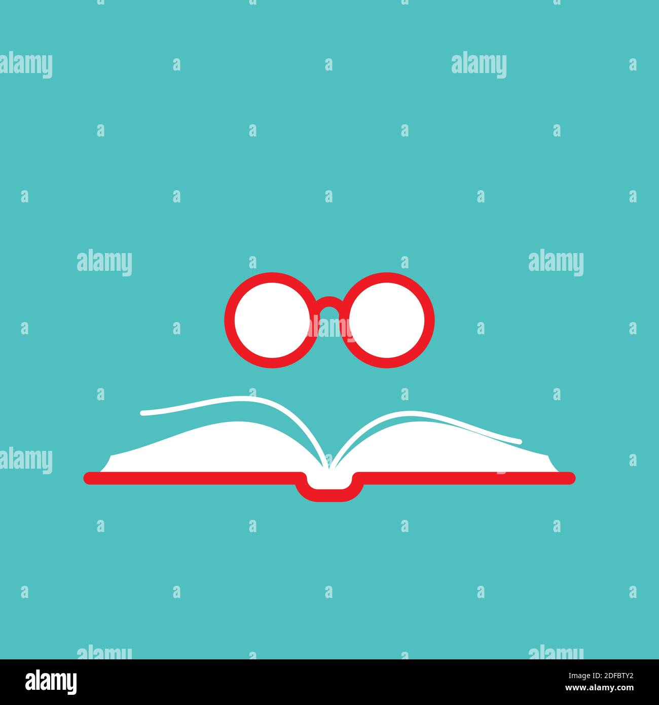 Red bookcover Stock Vector Images - Alamy