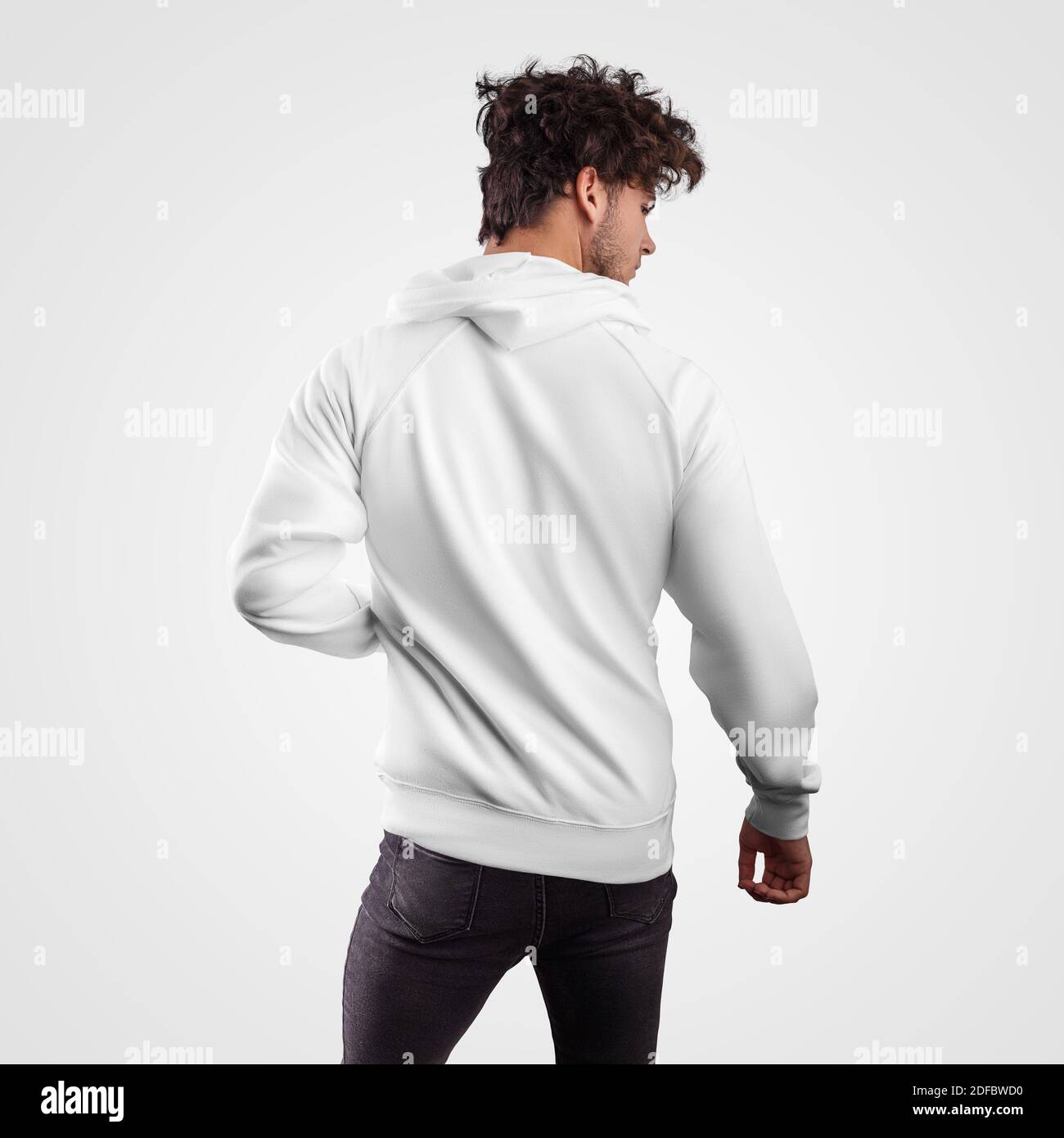 branded black sweatshirt