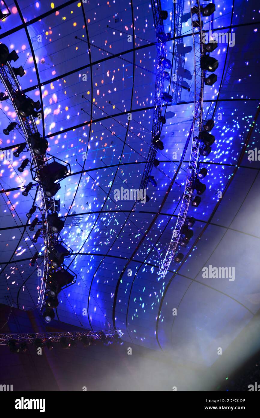 Ceiling festival hall in hi-res stock photography and images - Alamy