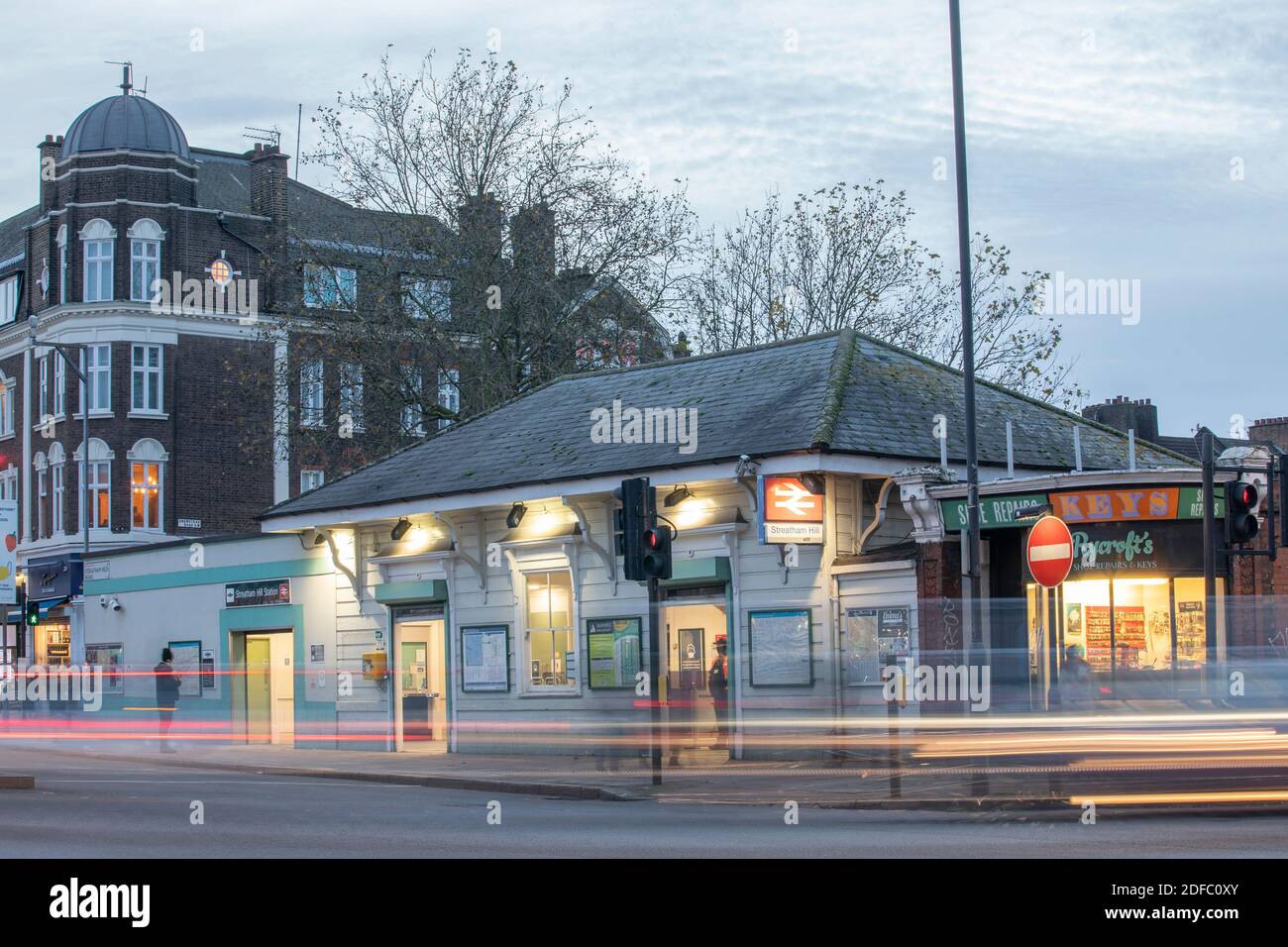 Streatham Hill Station along Streatham High Road on the 13th November