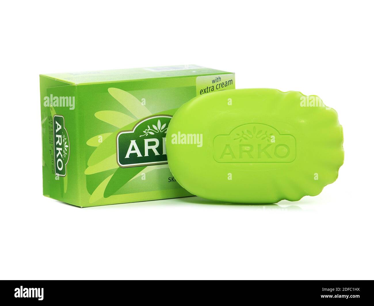 BUCHAREST, ROMANIA - JUNE 14, 2016. Arko with aloe vera bar soap isolated  on white Stock Photo - Alamy
