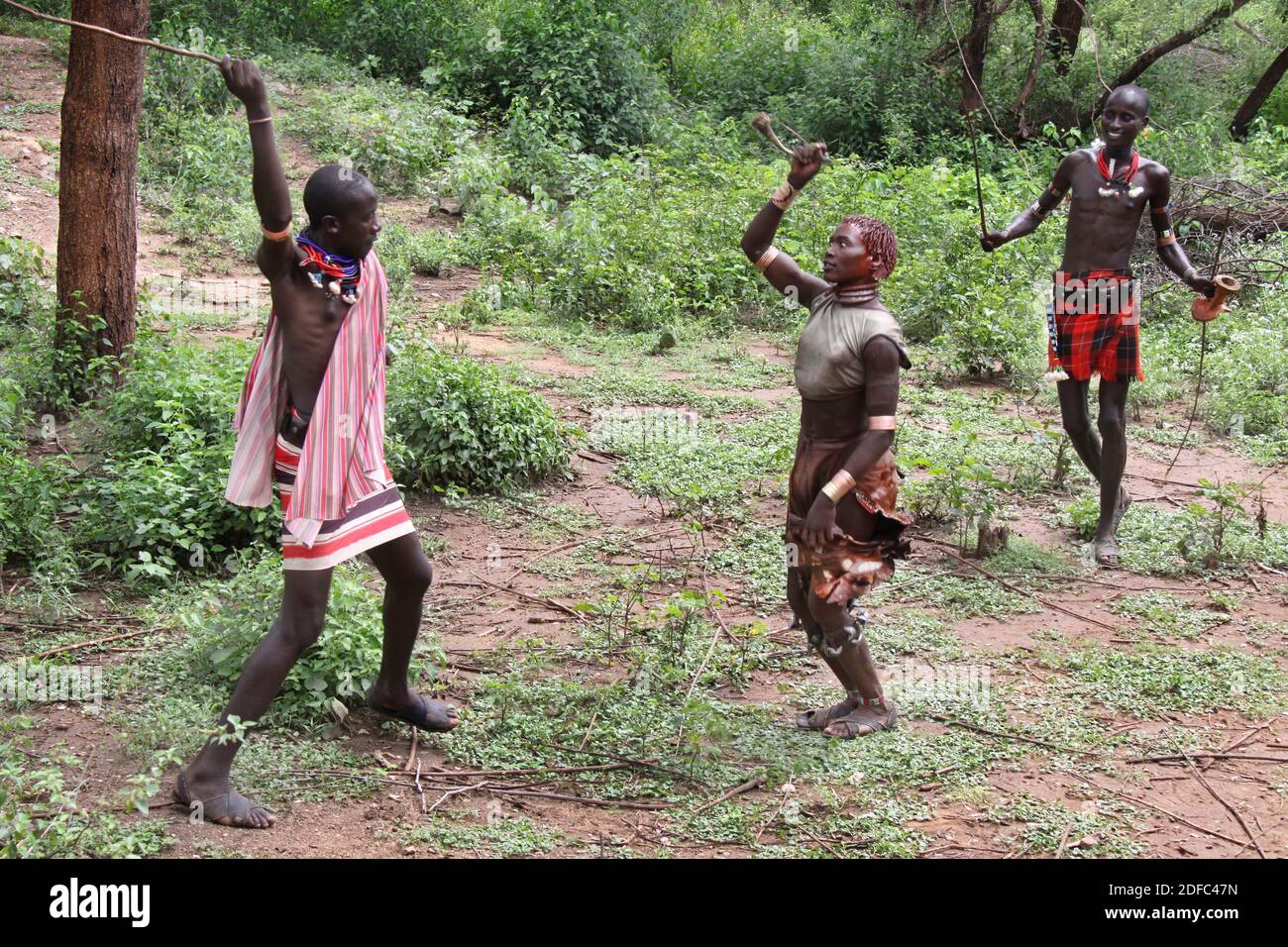 A Hamar Tribesman Whipping Young Hamar Women. The Young Women Ask To be  Whipped To Show Love For A, Stock Photo, Picture And Rights Managed  Image. Pic. YB3-3028776