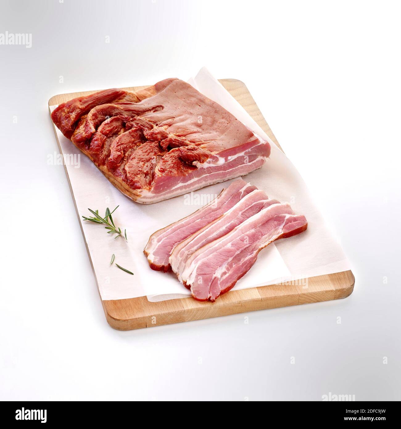 Smoked pork belly Stock Photo Alamy
