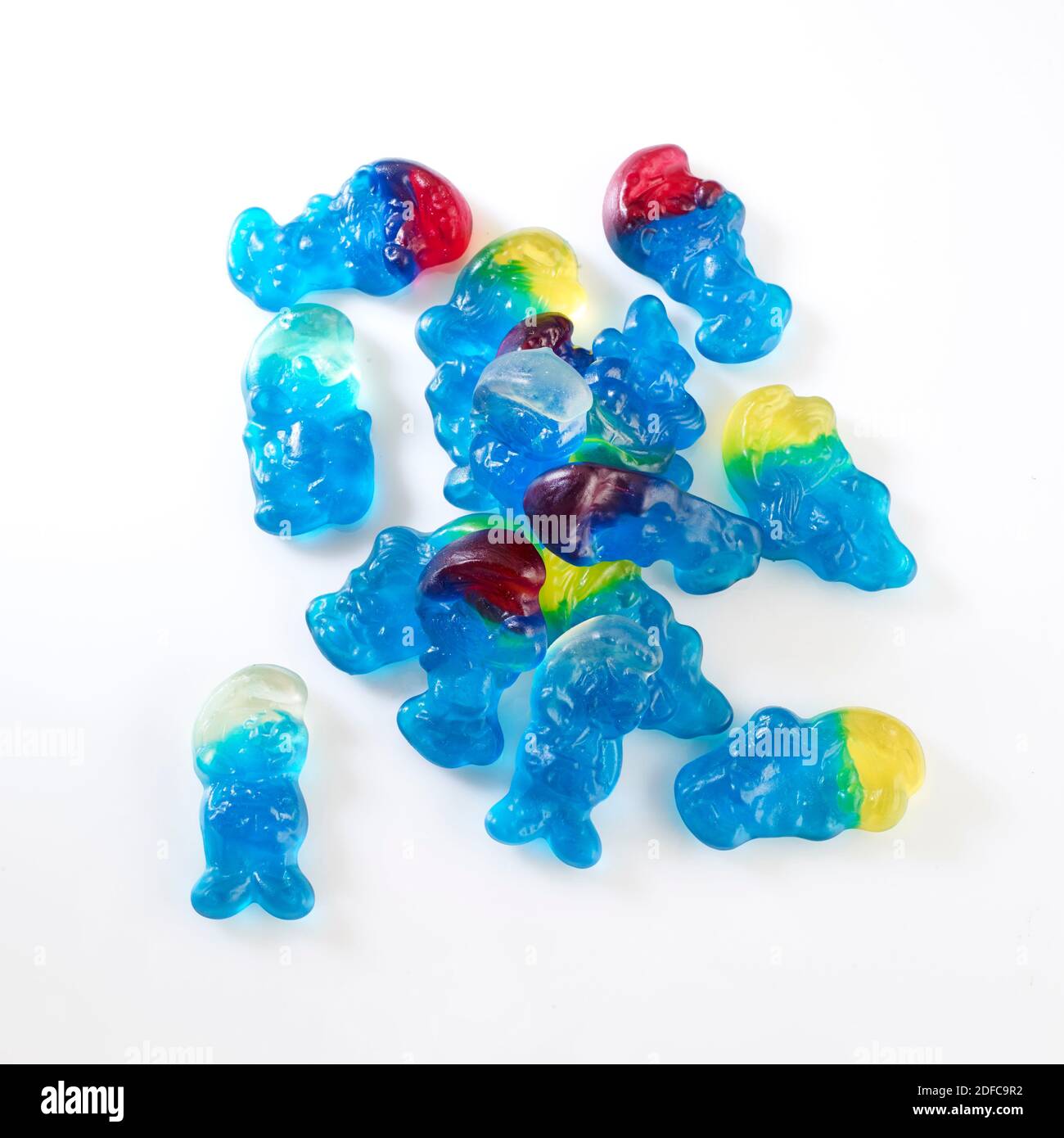 Haribo Smurfs Candies Stock Photo