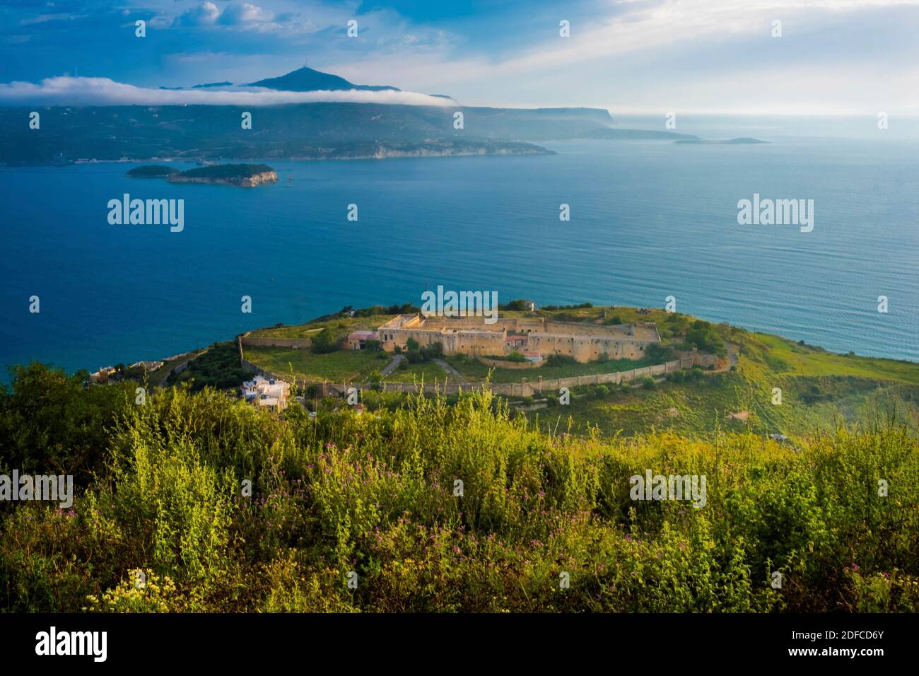 Crete Prison Greece, Crete, Kalami, Aptera Hill, Intzedin ottoman fortress, ancient ...