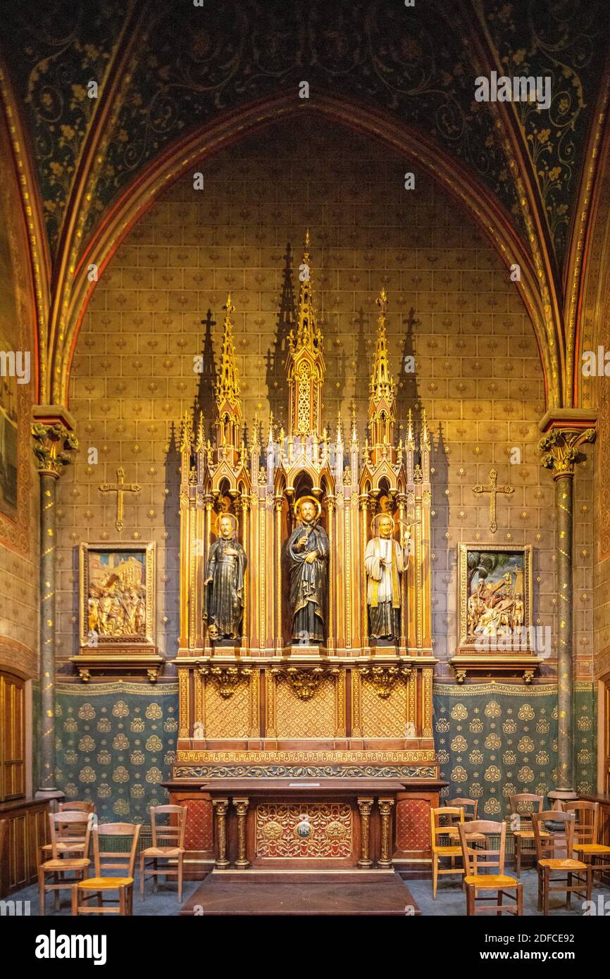 France, Paris, Saint Ignace Roman catholic Stock Photo Alamy