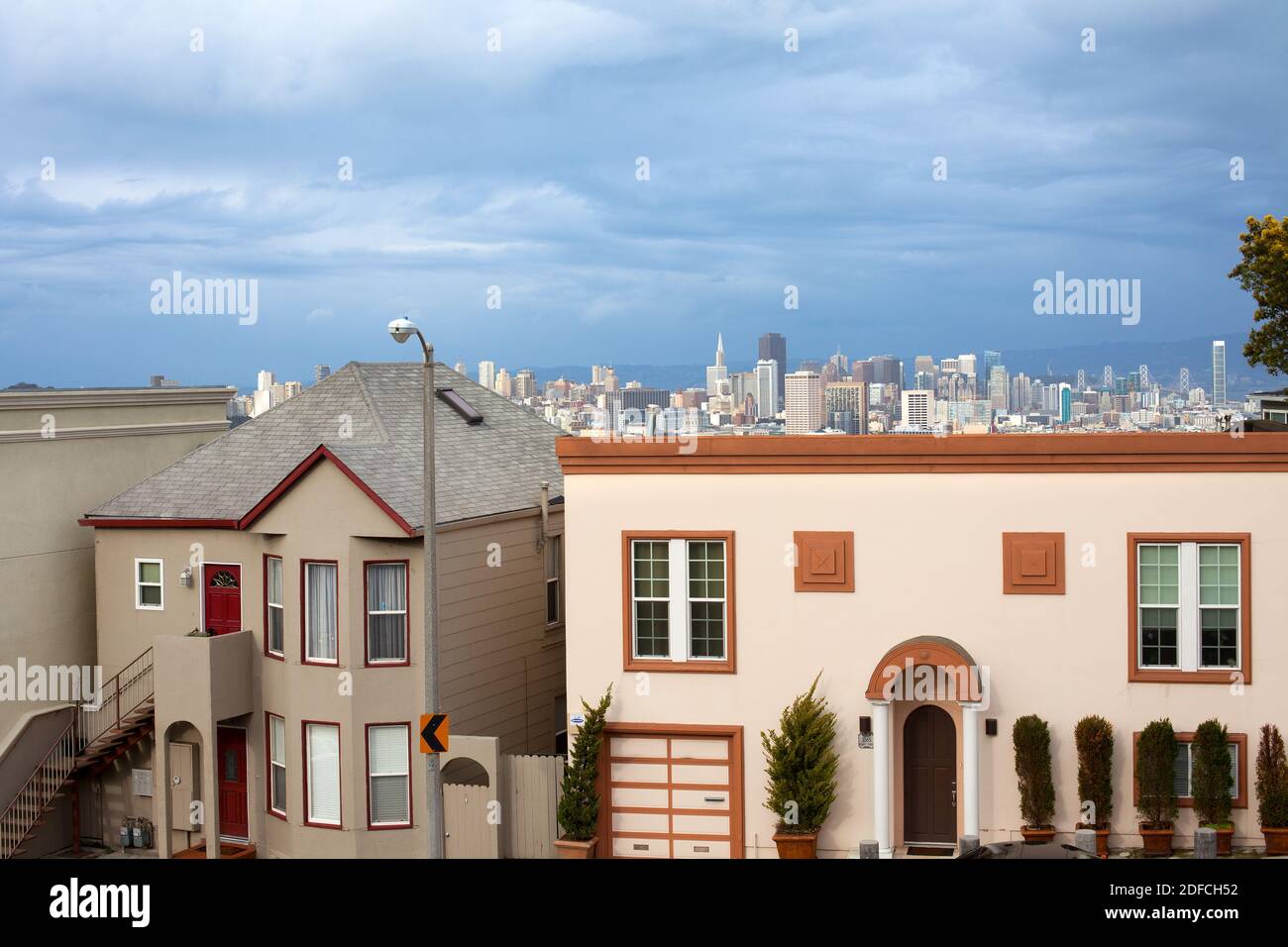 San Francisco, California, United States Houses on Twin Peaks