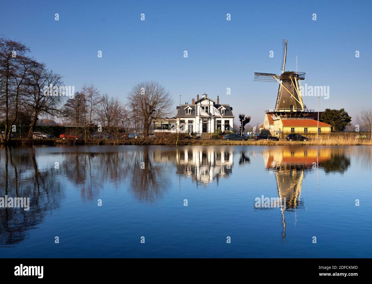 Windmill De Lelie Stock Photo