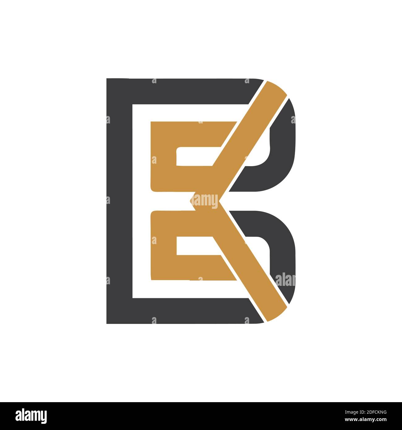 Initial letter bk logo or kb logo vector design template Stock Vector ...