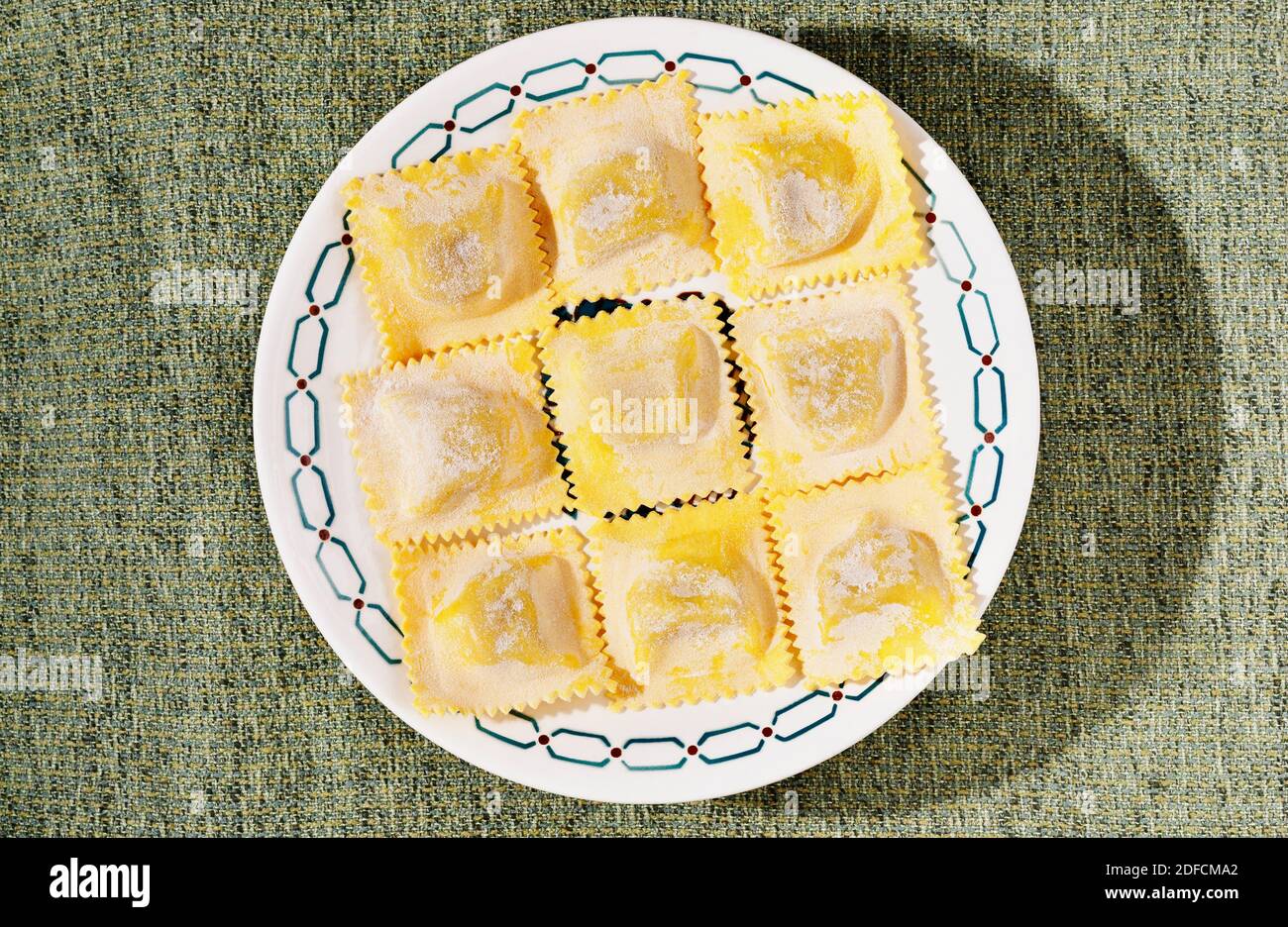 Ravioli on plate hi-res stock photography and images - Alamy