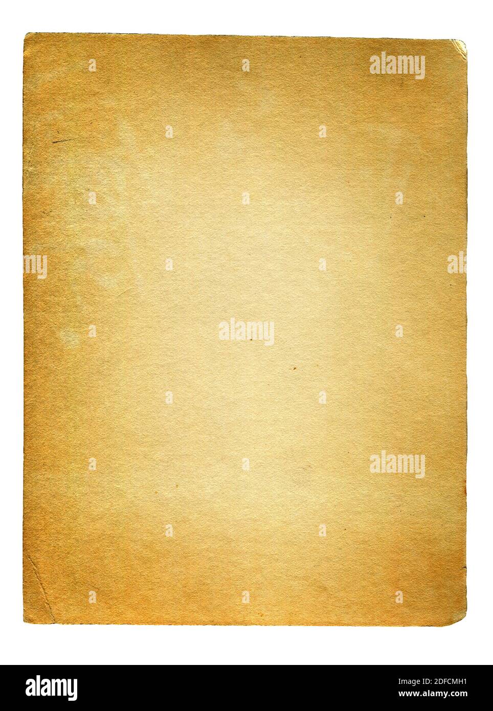 Vintage Paper Isolated on The White Background Stock Photo - Alamy