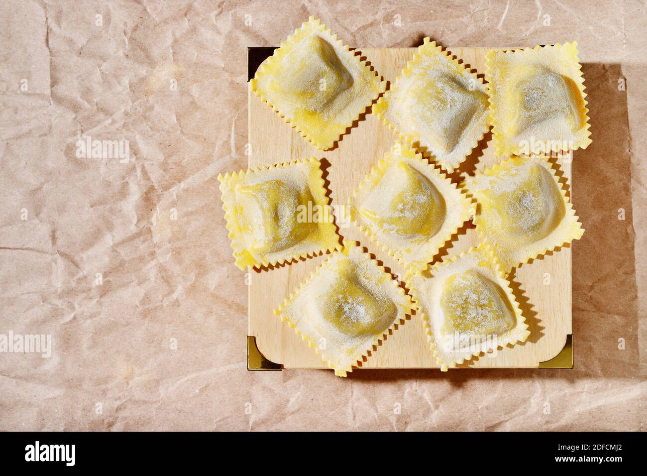 Yellow ravioli hi-res stock photography and images - Alamy
