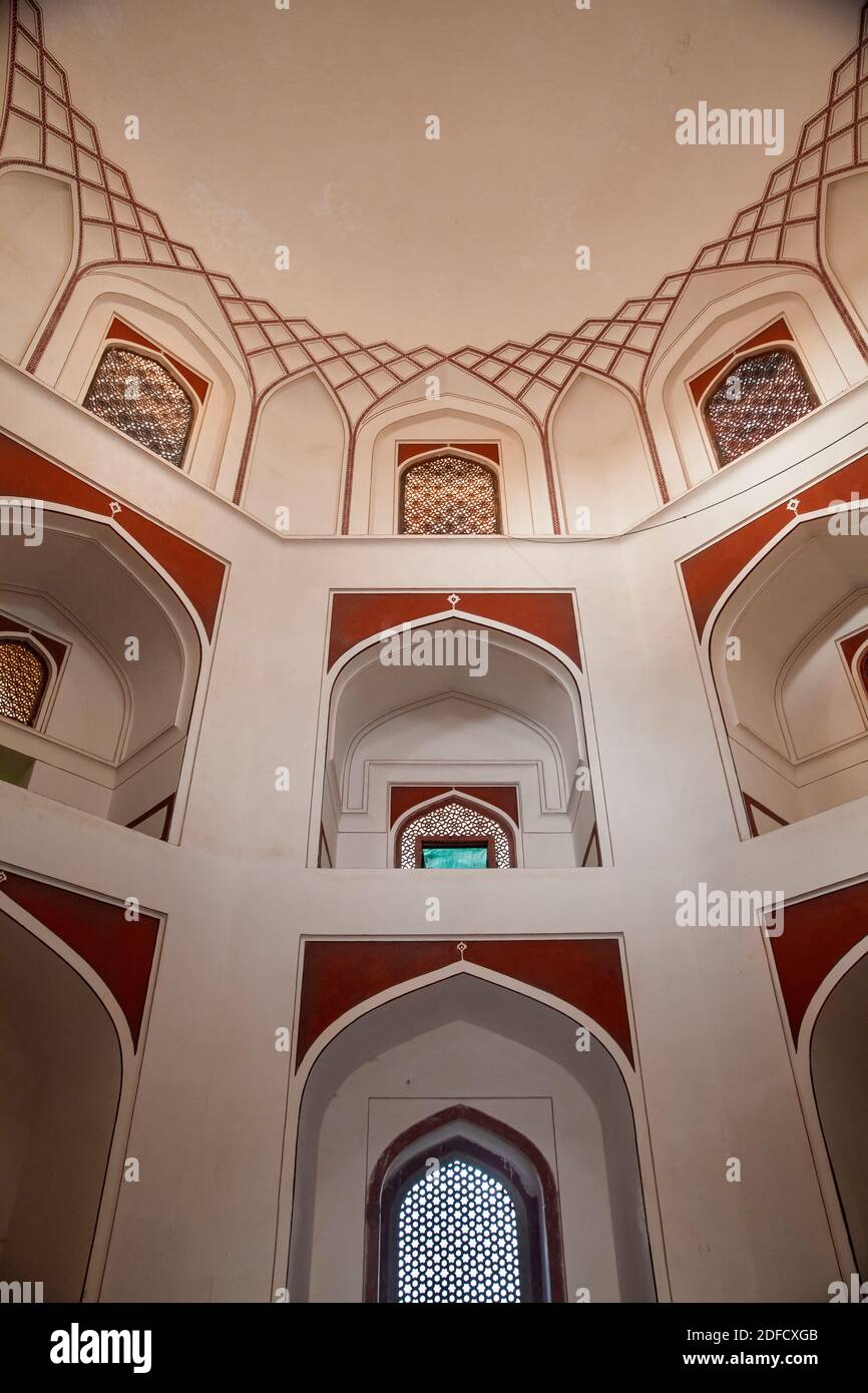 Humayun tomb interior hi-res stock photography and images - Alamy