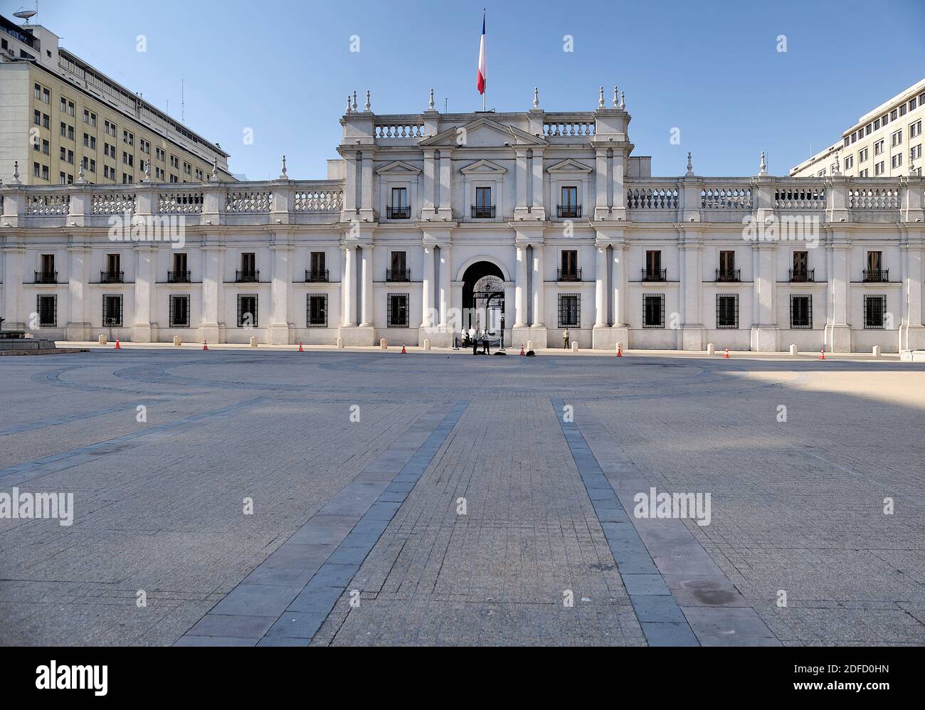 Palacio De La Moneda Santiago Chile High Resolution Stock Photography ...
