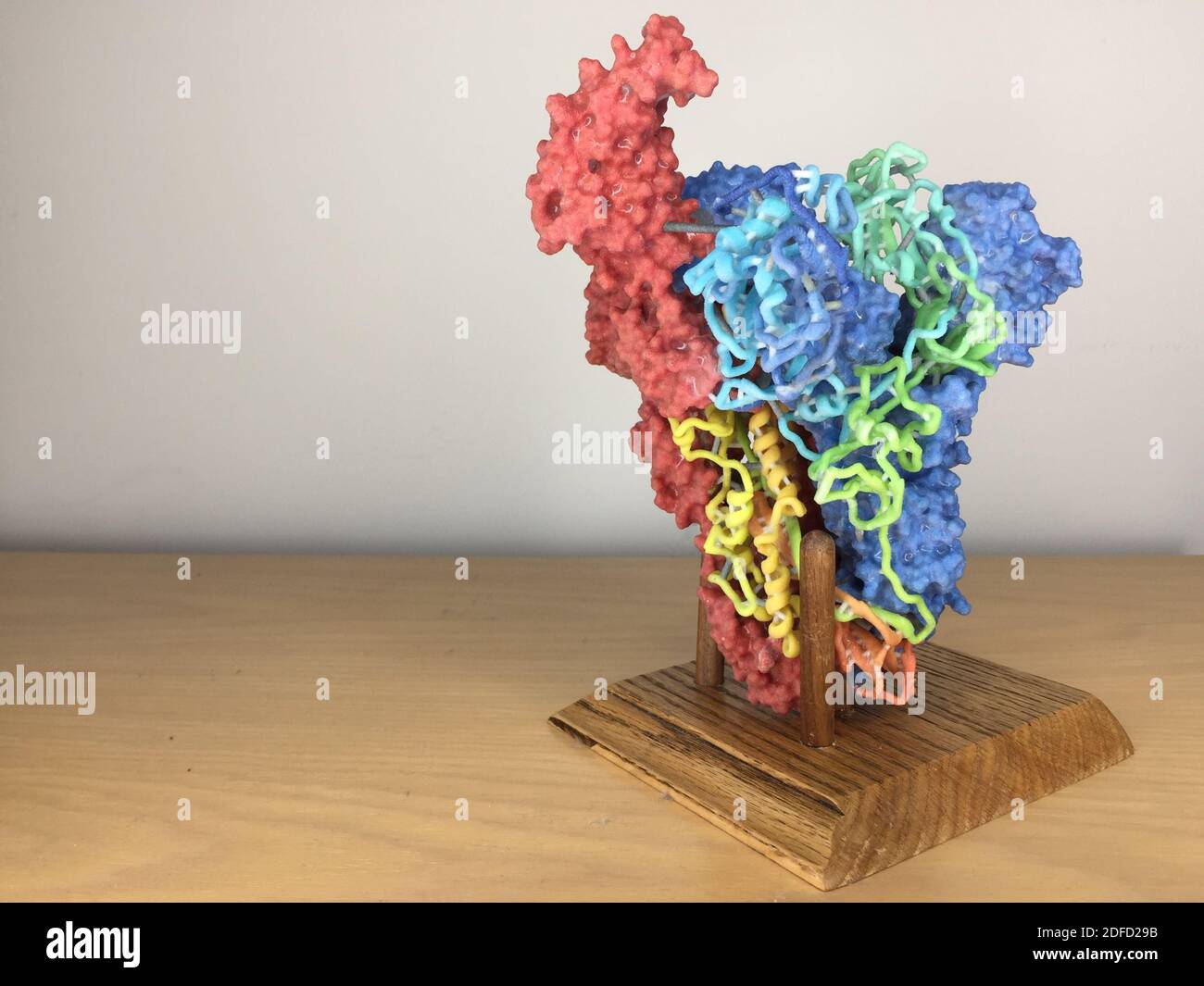 3d print of mers-cov spike Stock Photo