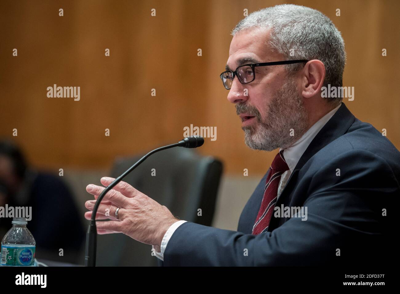 Investigative Journalist & Author Lee Smith responds to questions as he  appears before a Senate Committee on Homeland Security and Governmental  Affairs hearing to examine Congressional oversight in the face of Executive