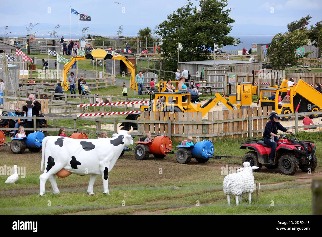 Heads of Ayr Farm Park, Ayr, South Ayrshire, Scotland, UK Stock Photo