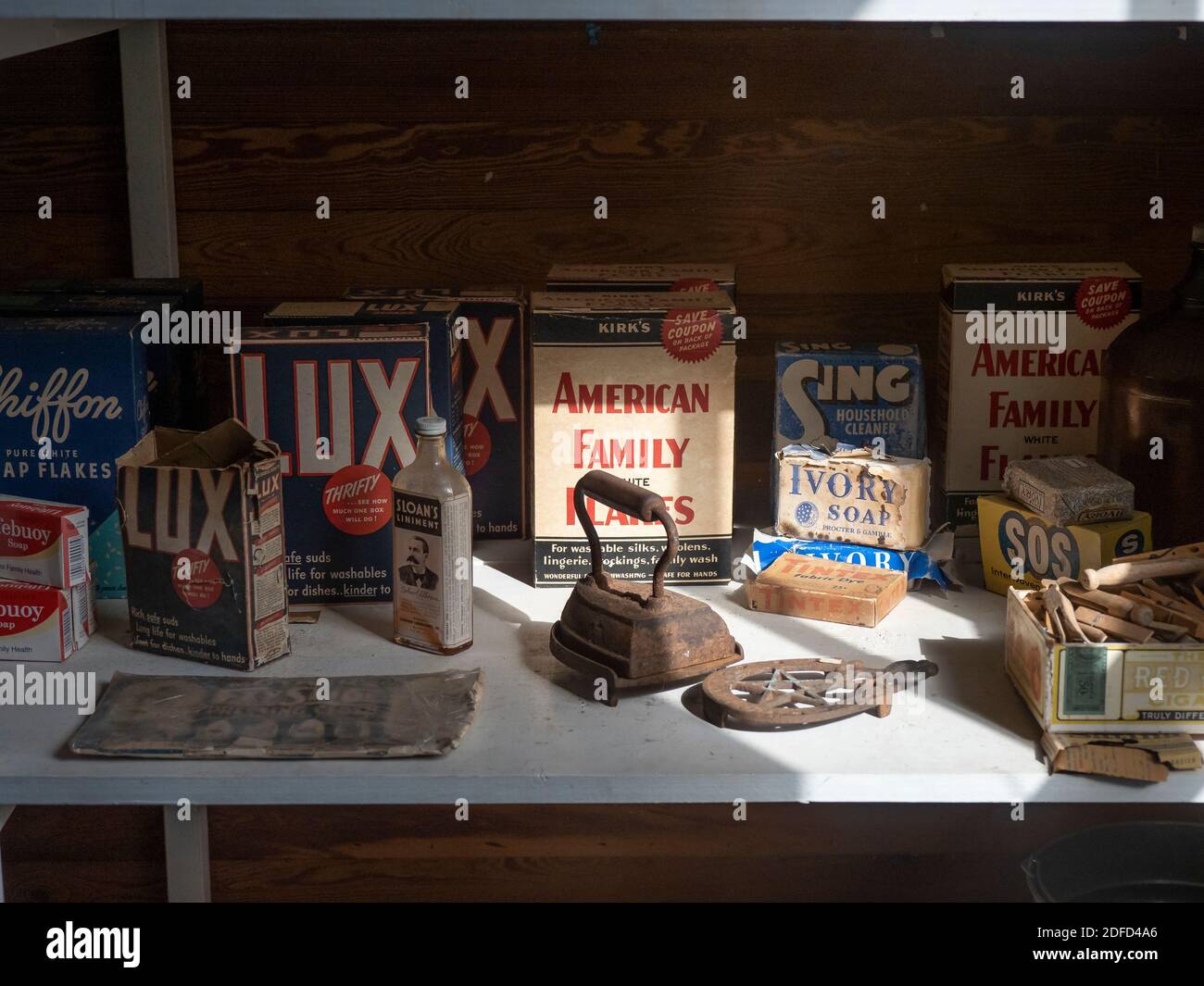 Interior of Baileys General Store in the Sanibel Historical Museum and Village on Sanibel Island on the southwest coast of Florida in the Unted States Stock Photo